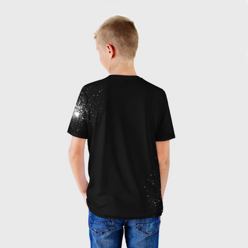Детская футболка 3D с принтом Cs:go - Gamers 2 Black collection, вид сзади #2