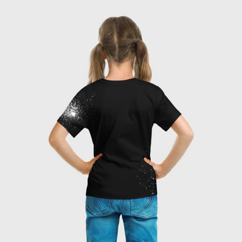 Детская футболка 3D с принтом Cs:go - Gamers 2 Black collection, вид сзади #2