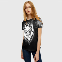 Женская футболка 3D Cs:go - Gamers 2 Black collection - фото 2