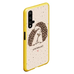 Чехол для Honor 20 Влюбленные ежики - фото 2