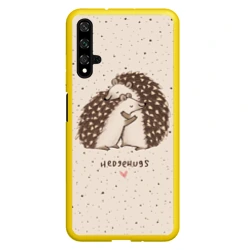Чехол для Honor 20 Влюбленные ежики