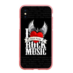 Чехол для iPhone XS Max матовый Rock Rules