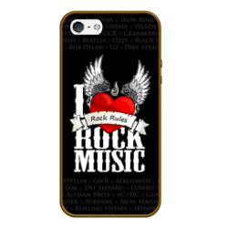 Чехол для iPhone 5/5S матовый Rock Rules