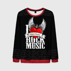 Мужской свитшот 3D Rock Rules