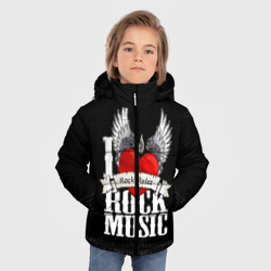 Зимняя куртка для мальчиков 3D Rock Rules - фото 2