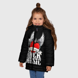Зимняя куртка для девочек 3D Rock Rules - фото 2