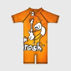 Детский купальный костюм 3D Rock