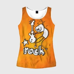 Женская майка 3D Rock