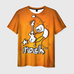 Мужская футболка 3D Rock