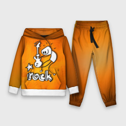 Детский костюм с толстовкой 3D Rock