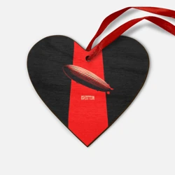 Деревянная игрушка Сердце Led Zeppelin