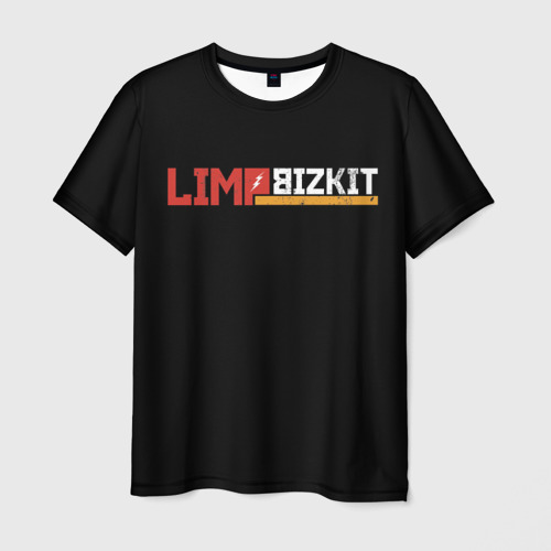 Мужская футболка с принтом Limp Bizkit, вид спереди №1