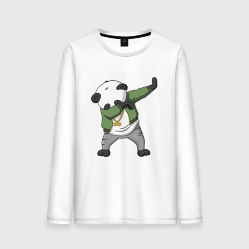 Мужской Лонгслив Panda dab (хлопок)