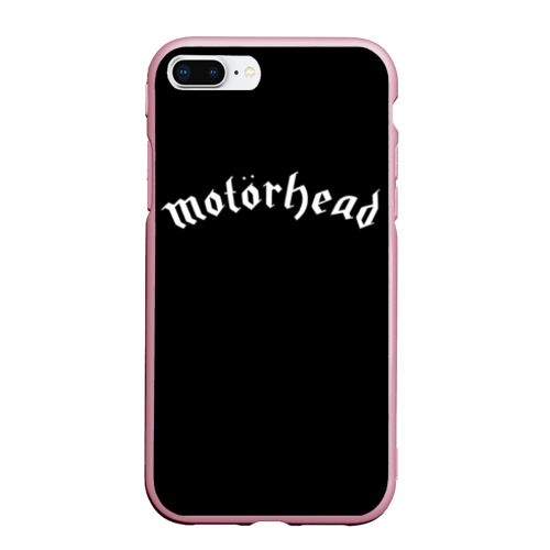 Чехол для iPhone 7Plus/8 Plus матовый Motorhead, цвет розовый
