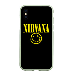 Чехол для iPhone XS Max матовый Nirvana