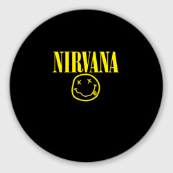 Круглый коврик для мышки Nirvana