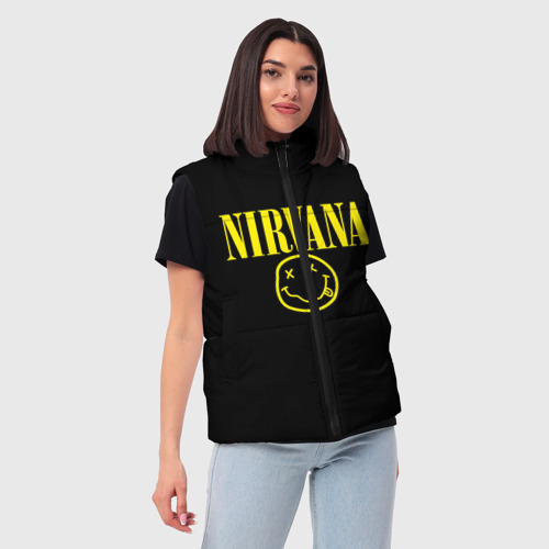 Женский жилет утепленный 3D Nirvana, цвет красный - фото 3