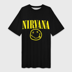 Платье-футболка 3D Nirvana