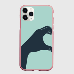 Чехол для iPhone 11 Pro Max матовый Половинка сердца