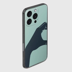 Чехол для iPhone 16 Pro силиконовый с защитой камеры Половинка сердца - фото 2