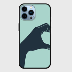 Чехол для iPhone 14 Pro Max Половинка сердца