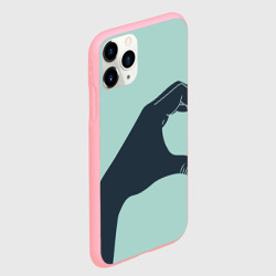 Чехол для iPhone 11 Pro матовый Половинка сердца - фото 2