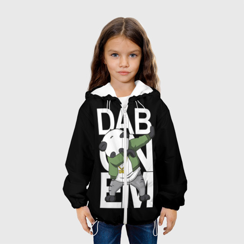 Детская куртка 3D Panda dab, цвет белый - фото 4