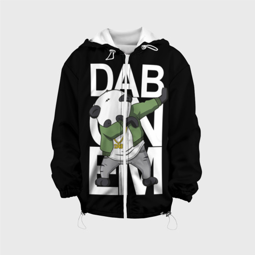 Детская куртка 3D Panda dab, цвет белый