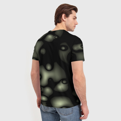 Мужская футболка 3D Текстура, цвет 3D печать - фото 4