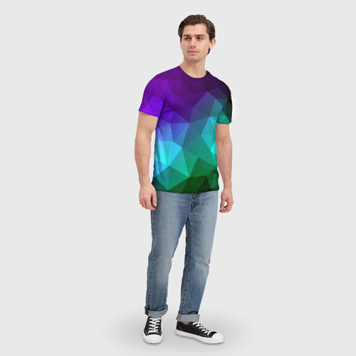 Мужская футболка 3D Абстракция, цвет 3D печать - фото 5