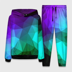Женский костюм с толстовкой 3D Абстракция