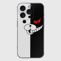 Чехол для iPhone 16 Pro силиконовый с защитой камеры Monokuma
