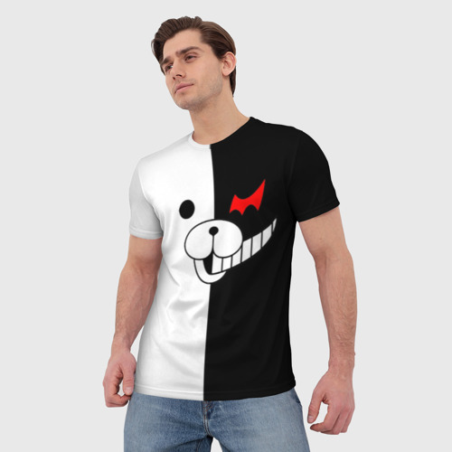 Мужская футболка 3D Monokuma, цвет 3D печать - фото 3