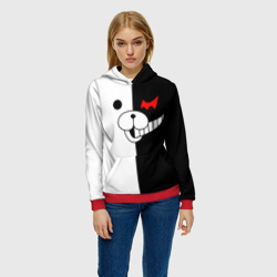 Женская толстовка 3D Monokuma - фото 2