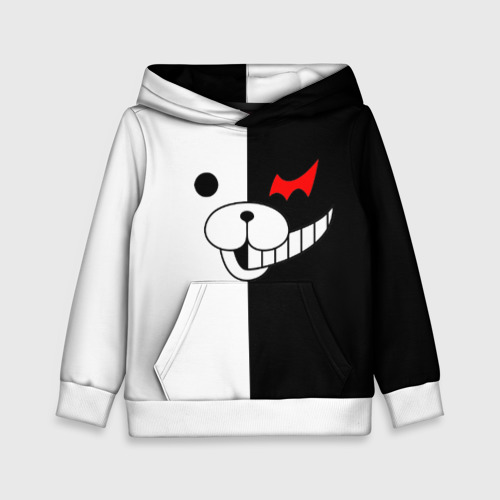 Детская толстовка 3D Monokuma, цвет белый