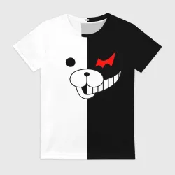 Женская футболка 3D Monokuma