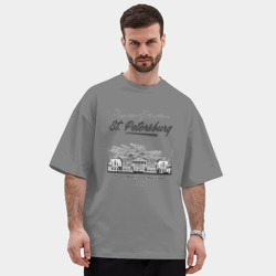 Мужская футболка Oversize хлопок premium Санкт-Петербург - фото 2