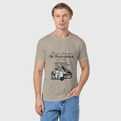 Мужская футболка хлопок Санкт-Петербург - фото 2