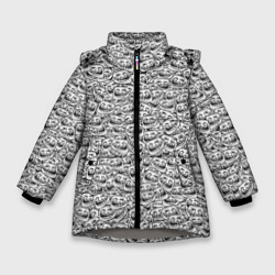 Зимняя куртка для девочек 3D Мегатролль