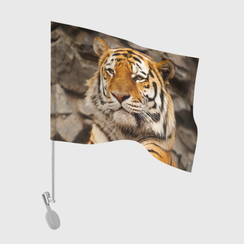 Флаг для автомобиля Тигр