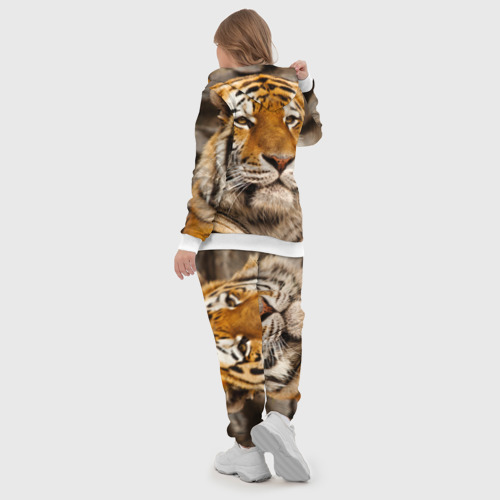 Женский костюм 3D Тигр, цвет белый - фото 6