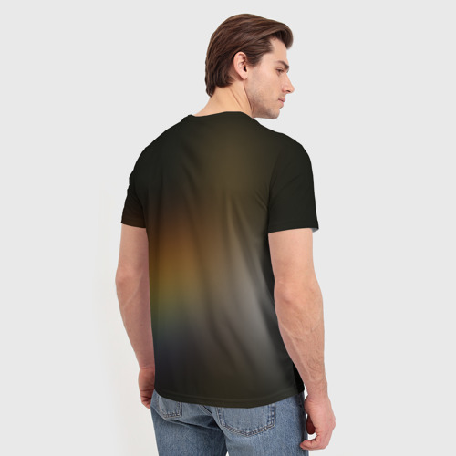 Мужская футболка 3D Нити, цвет 3D печать - фото 4