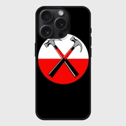 Чехол силиконовый для Apple iPhone 15 Pro Мax матовый Pink Floyd