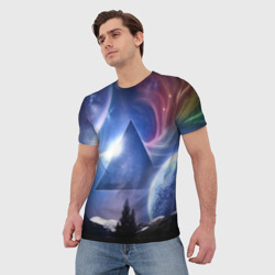 Мужская футболка 3D Space - фото 2