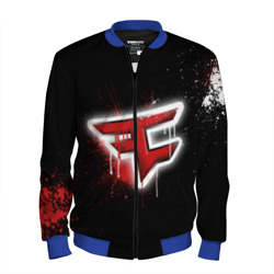 Мужской бомбер 3D Cs:go - FaZe clan Black collection