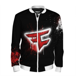 Мужской бомбер 3D Cs:go - FaZe clan Black collection