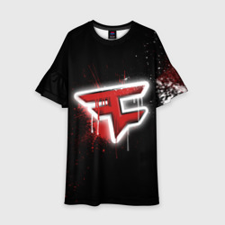 Детское платье 3D Cs:go - FaZe clan Black collection