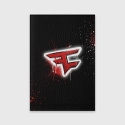 Обложка для паспорта матовая кожа Cs:go - FaZe clan Black collection