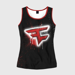 Женская майка 3D Cs:go - FaZe clan Black collection