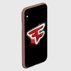 Чехол для iPhone XS Max матовый Cs:go - FaZe clan Black collection - фото 2